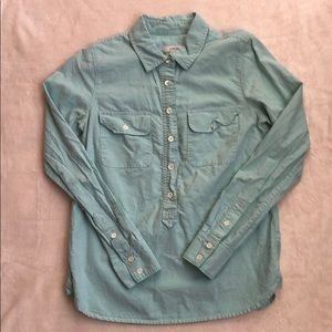 J. Crew Light Blue Long Sleeve Button Up Shirt